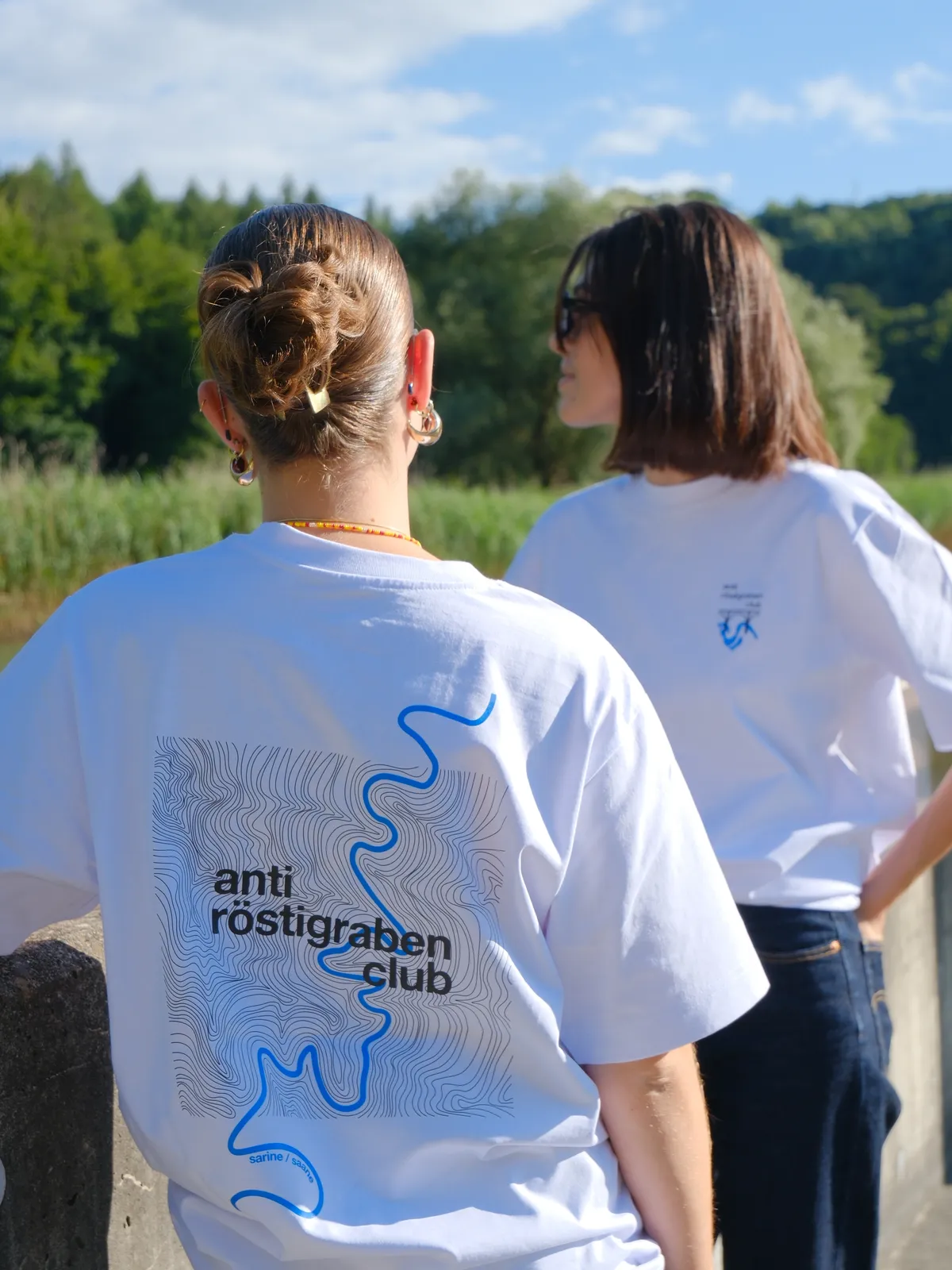 T-shirt Anti-Röstigraben Club, vue de face